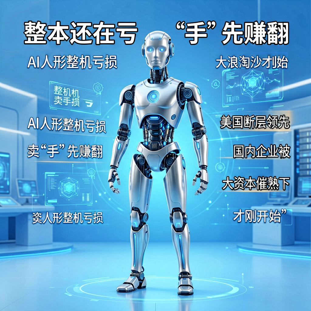 AI人形机器人内卷：整机还在亏，卖“手”的先赚翻