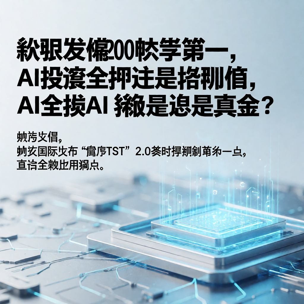 软银发债蚂蚁拿第一，AI投资全栈是陷阱还是真金？