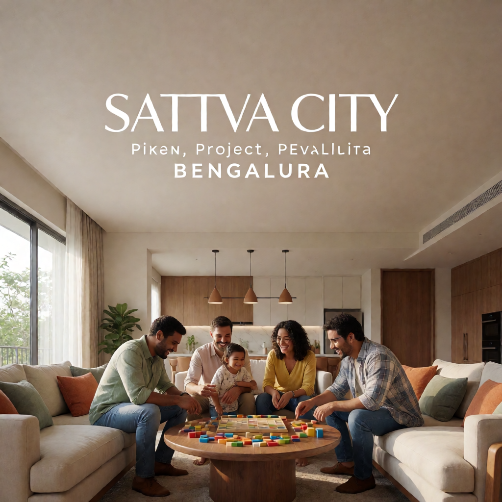 Studio to 4 BHK homes with 200+ amenities at Sattva City, spread across 50 — 1:1