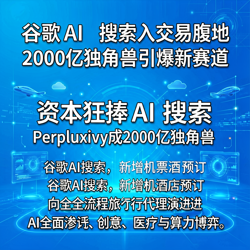 谷歌AI搜索杀入交易腹地，2000亿独角兽引爆新赛道