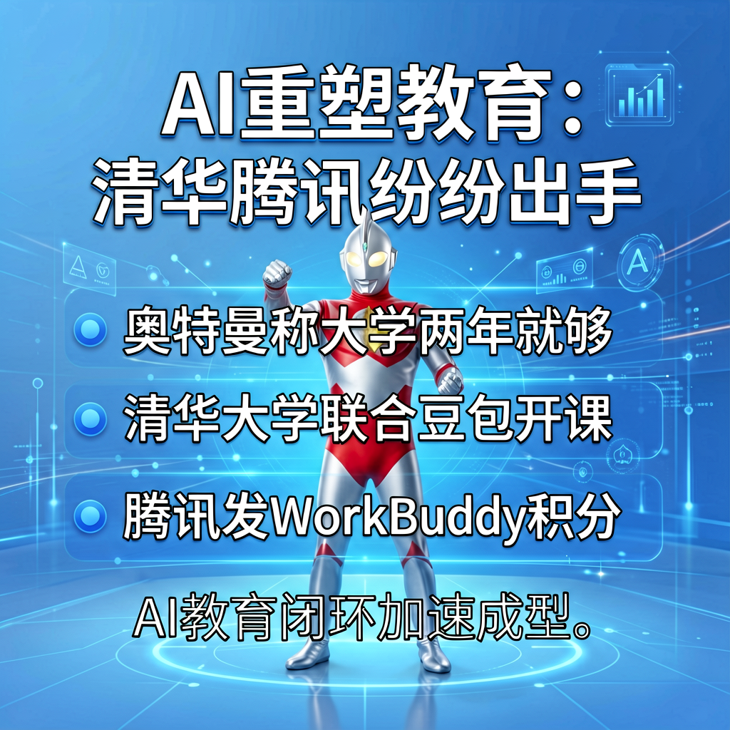 AI重塑教育：奥特曼称大学两年就够，清华腾讯纷纷出手
