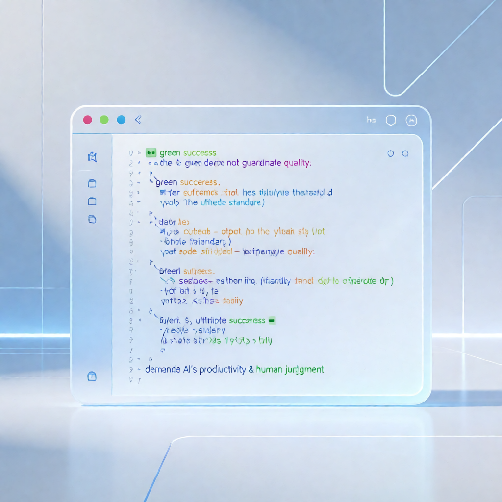 AI写代码全绿就交付？质量这关没那么好过