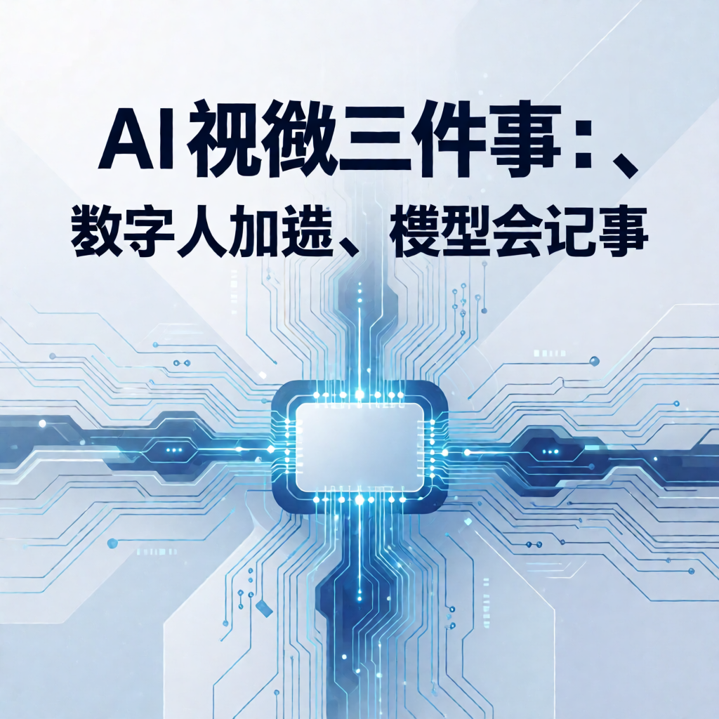 AI视频三件事：门槛翻倍、数字人加速、模型会记事