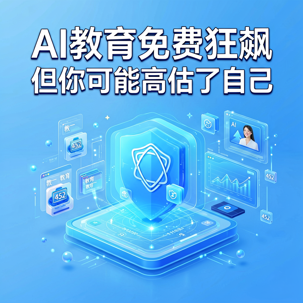 AI教育免费狂飙：巨头撒积分，但你可能高估了自己