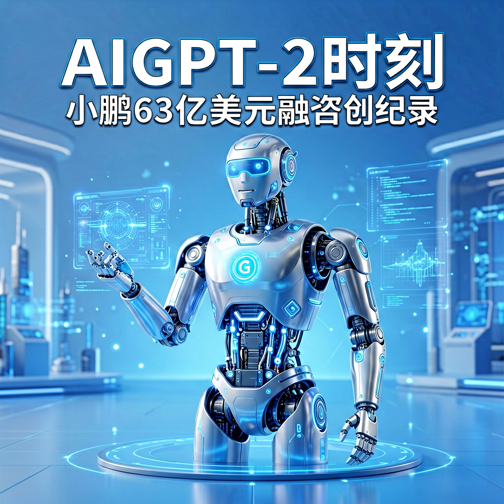 AI机器人迎GPT-2时刻，小鹏63亿美元融资创纪录