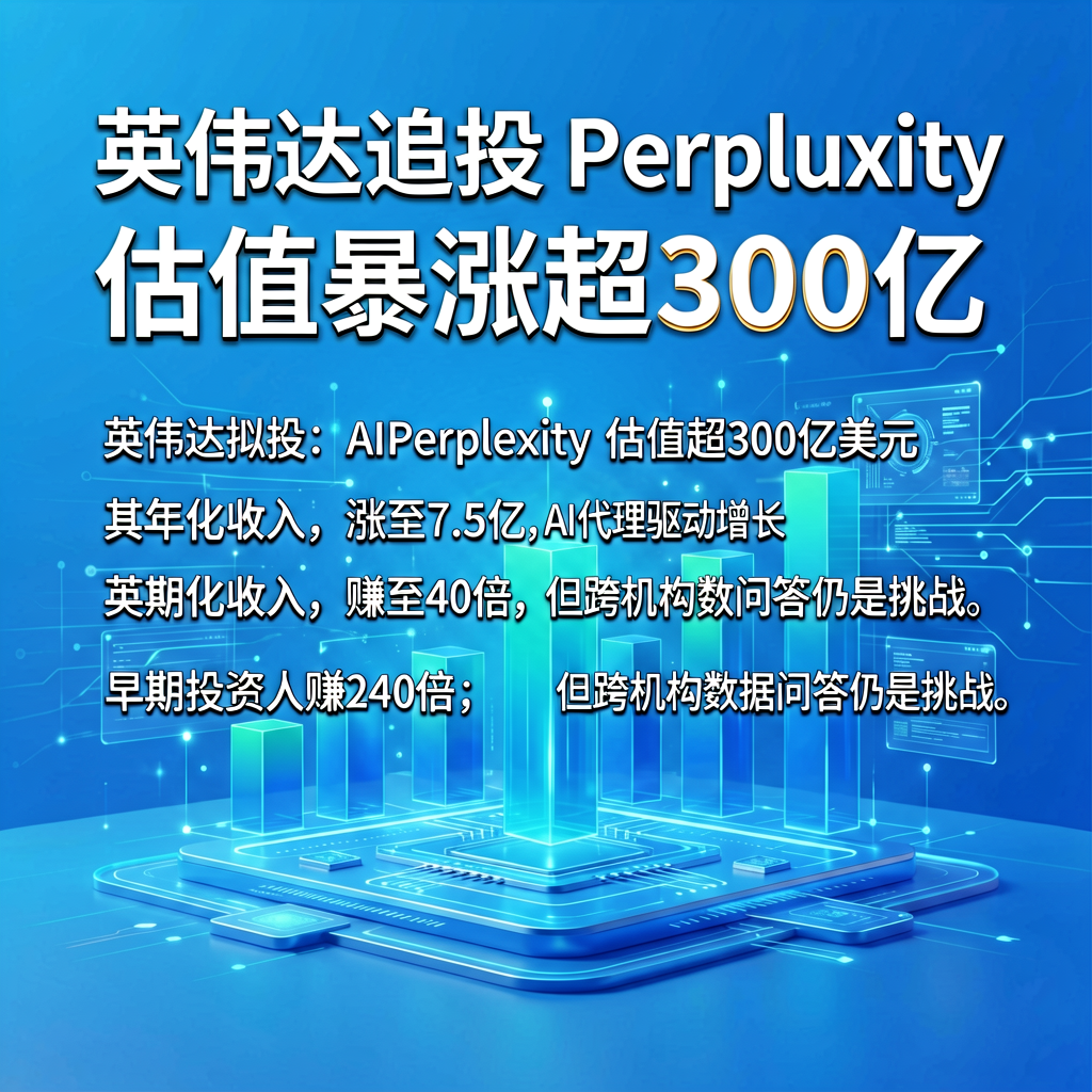 英伟达追投AI搜索Perplexity，估值暴涨超300亿