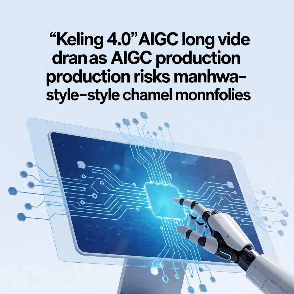 可灵4.0与AIGC长剧齐发，AI视频藏韩漫式风险