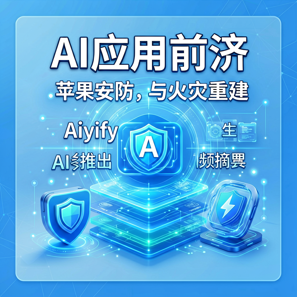 AI应用前沿：Dify工作流、苹果安防与火灾重建