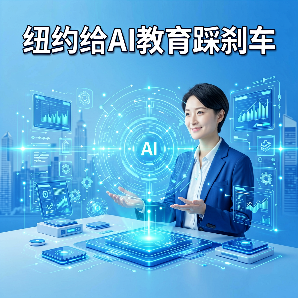 纽约给AI教育踩刹车：代写失业，大学狂卷专业