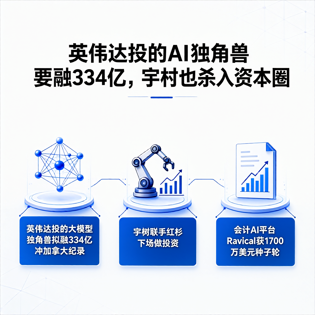 英伟达投的AI独角兽要融334亿，宇树也杀入资本圈