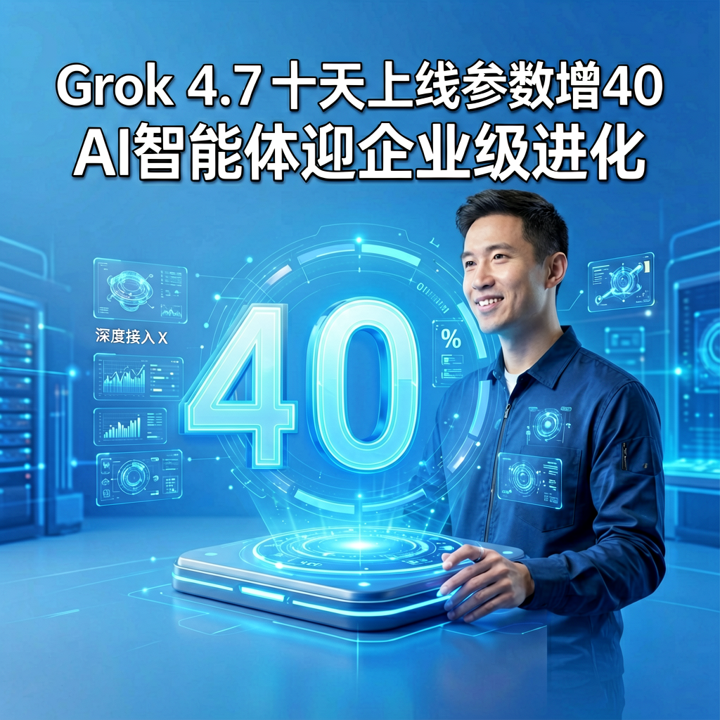 Grok 4.7十天上线参数增40%，AI智能体迎企业级进化