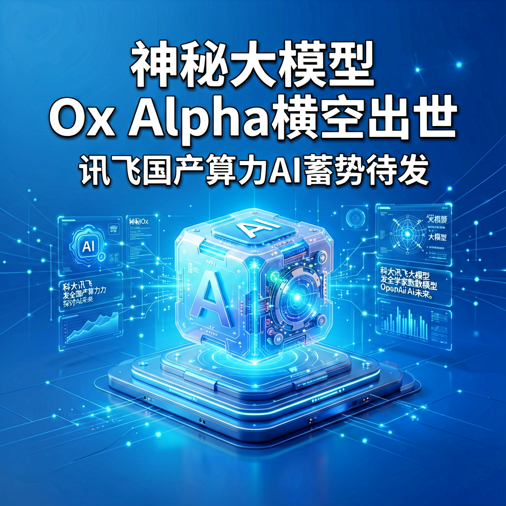 神秘大模型Ox Alpha横空出世，讯飞国产算力AI蓄势待发