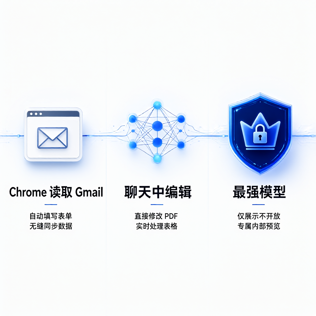 Gemini最强模型只给看，Chrome却开始翻你邮箱填表