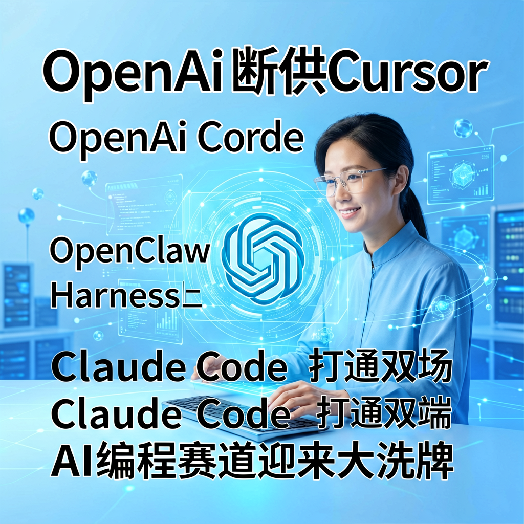 突发！OpenAI断供Cursor，Claude Code打通双端