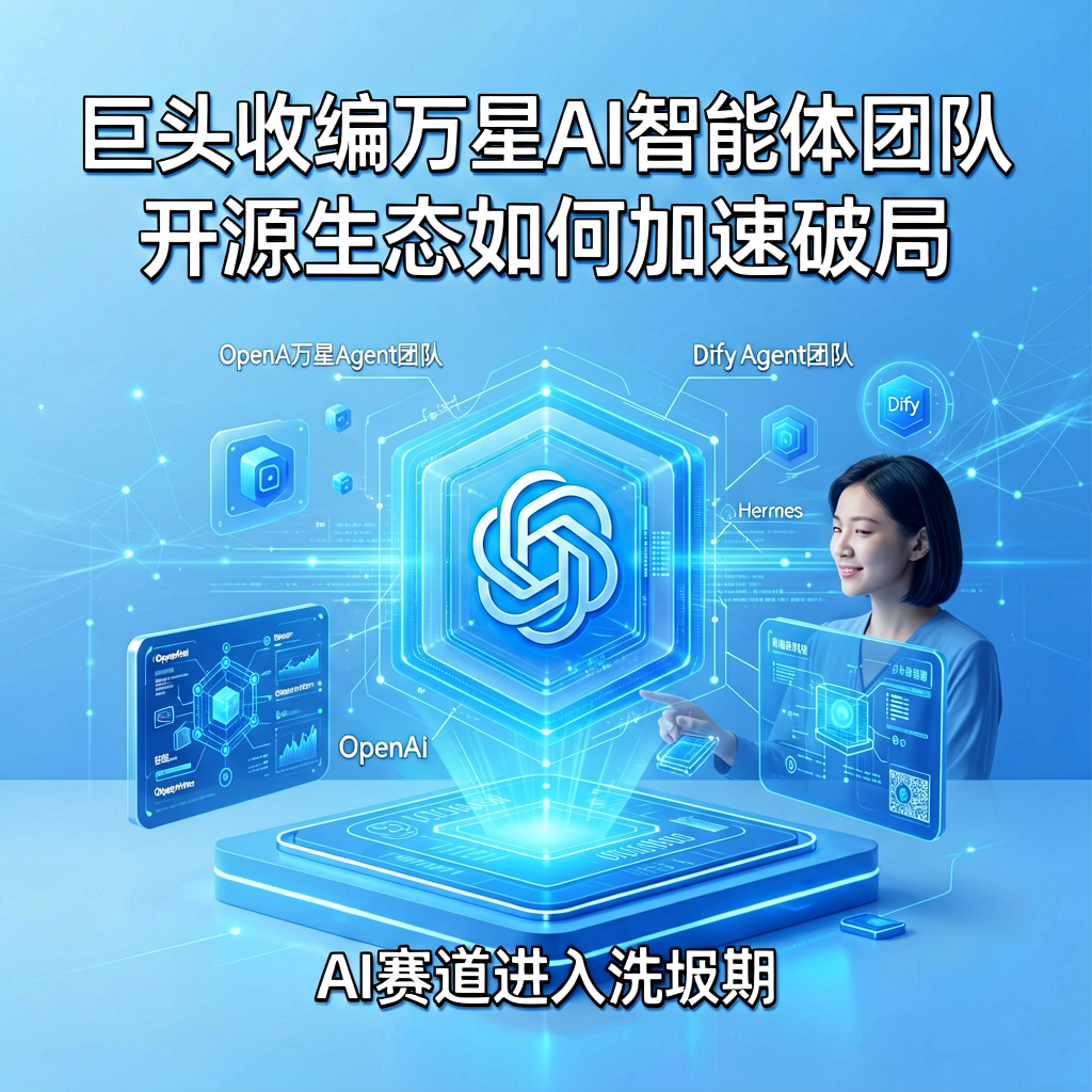 巨头收编万星AI智能体团队，开源生态如何加速破局