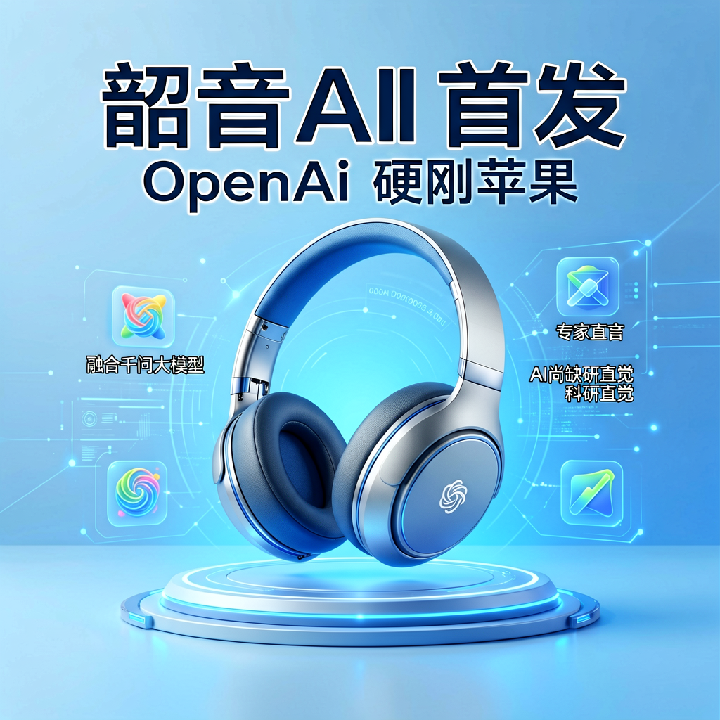 韶音AI耳机首发，OpenAI硬刚苹果，AI仍缺科研直觉