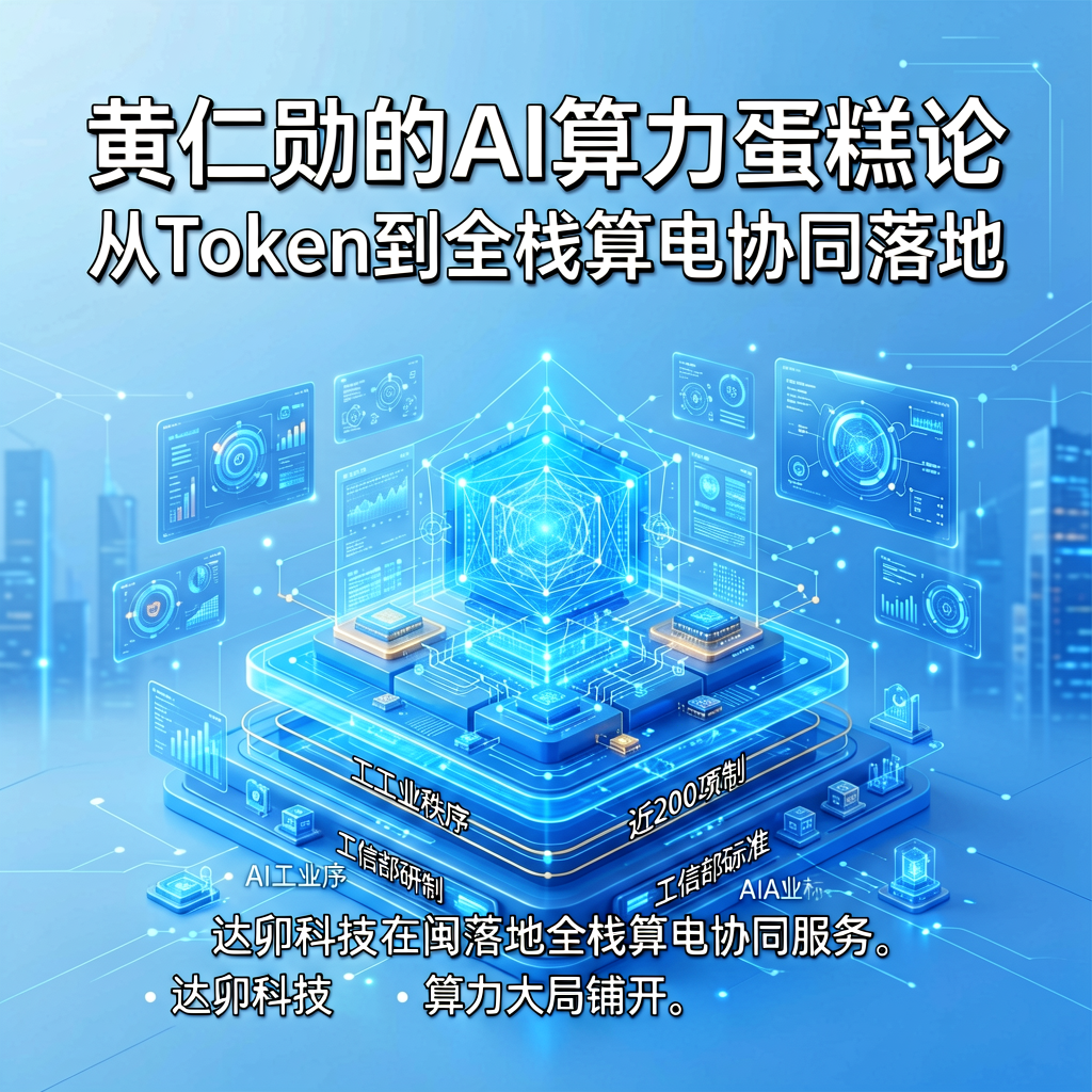黄仁勋的AI算力蛋糕论：从Token到全栈算电协同落地