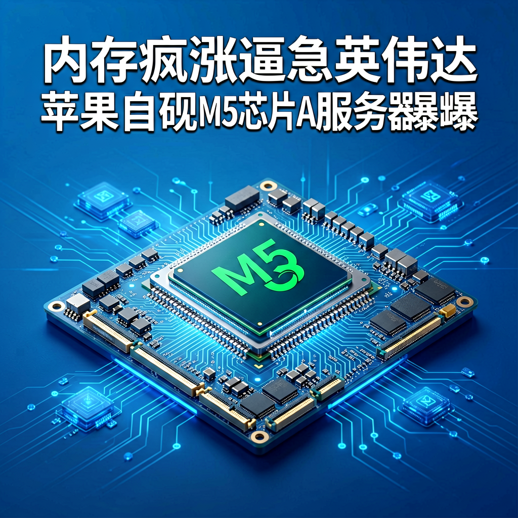 内存疯涨逼急英伟达，苹果自研M5芯片AI服务器曝光