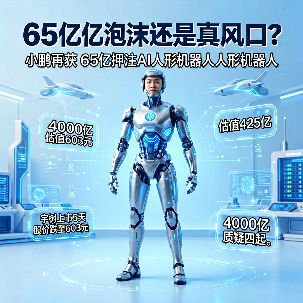 65亿砸向AI人形机器人，4000亿泡沫还是真风口？