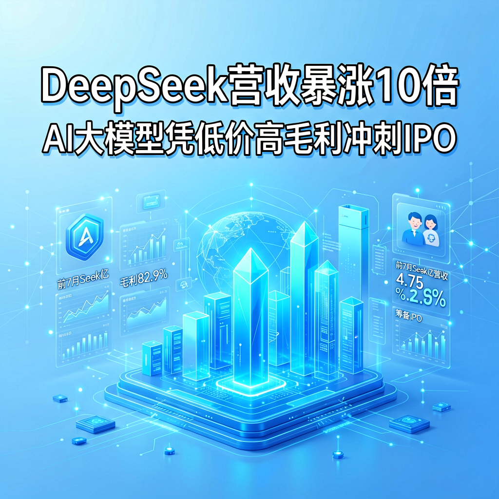DeepSeek营收暴涨10倍：AI大模型凭低价高毛利冲刺IPO