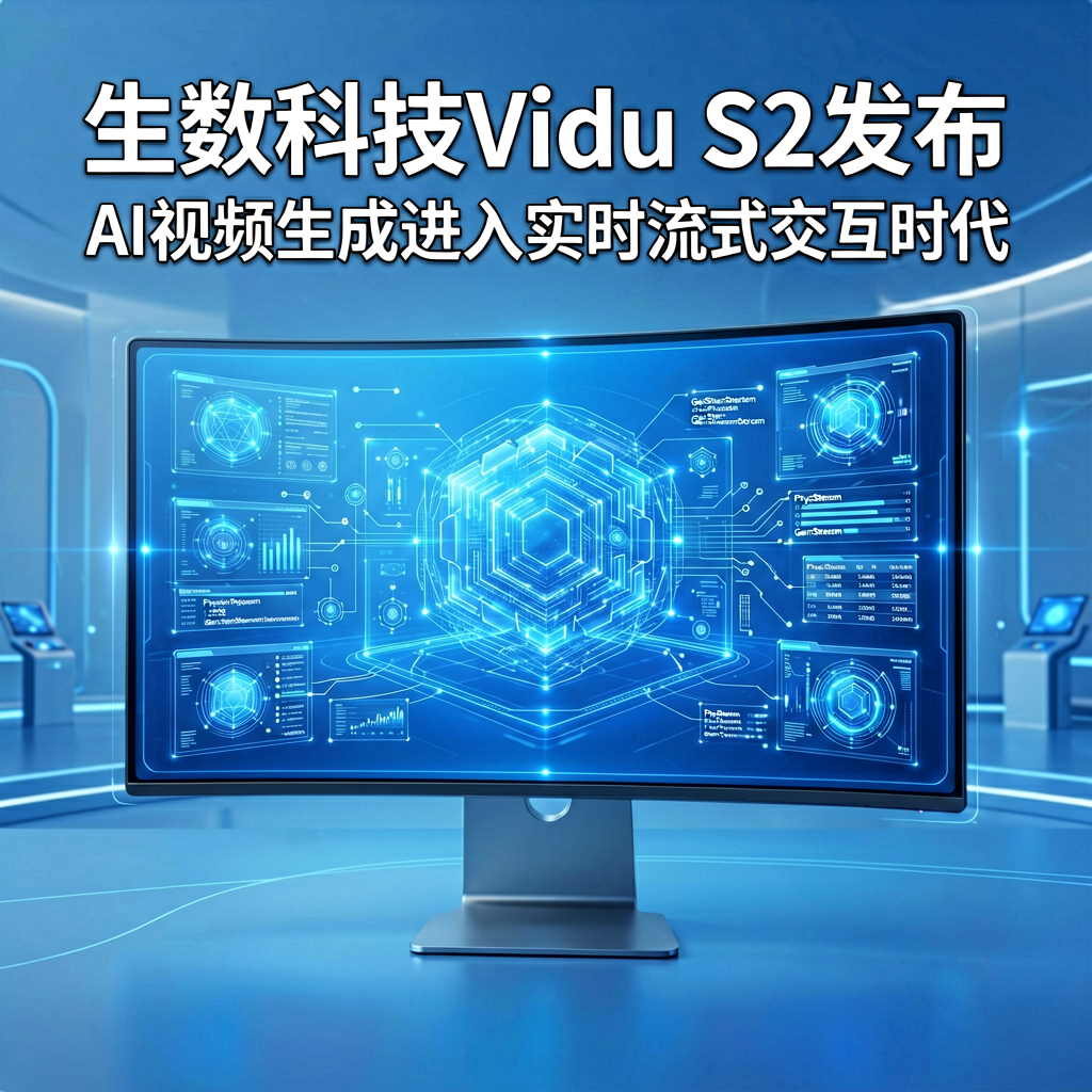 生数科技Vidu S2发布：AI视频生成进入实时流式交互时代