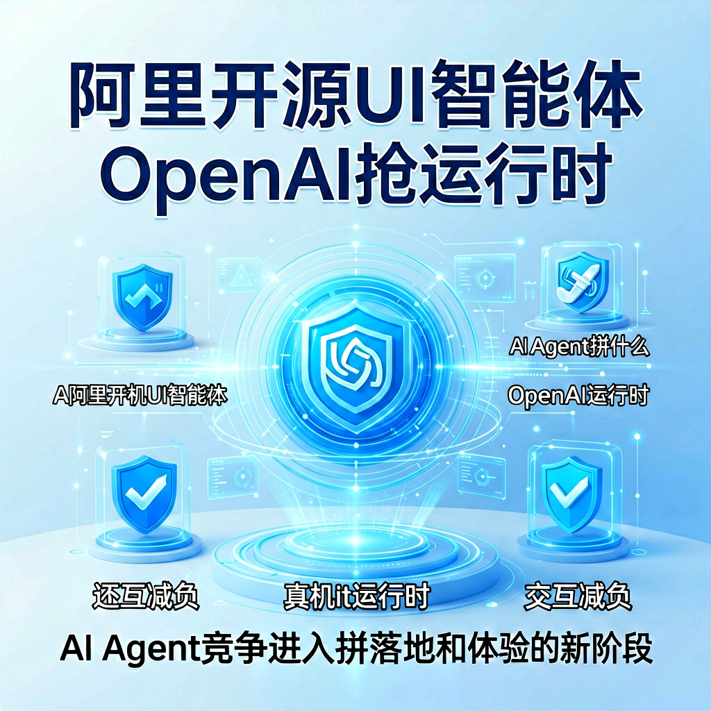 阿里开源UI智能体，OpenAI抢运行时，AI Agent拼什么