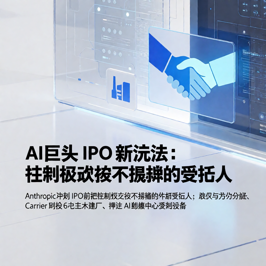 AI巨头IPO新玩法：控制权交给不持股的受托人