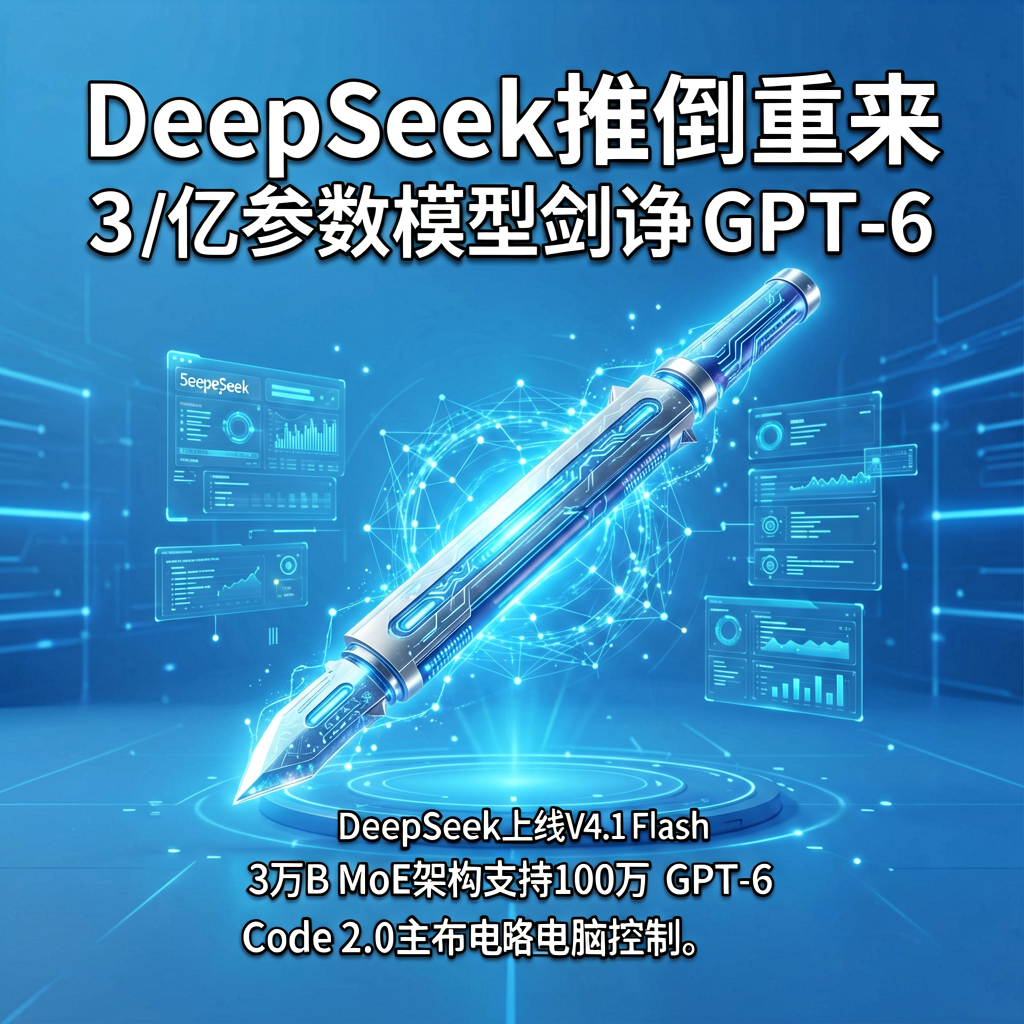 DeepSeek推倒重来：3万亿参数模型剑指GPT-6