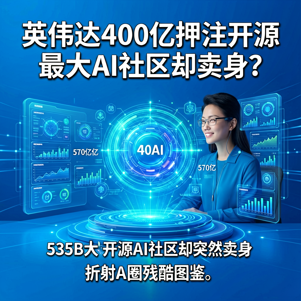 英伟达400亿押注开源，最大AI社区却卖身？