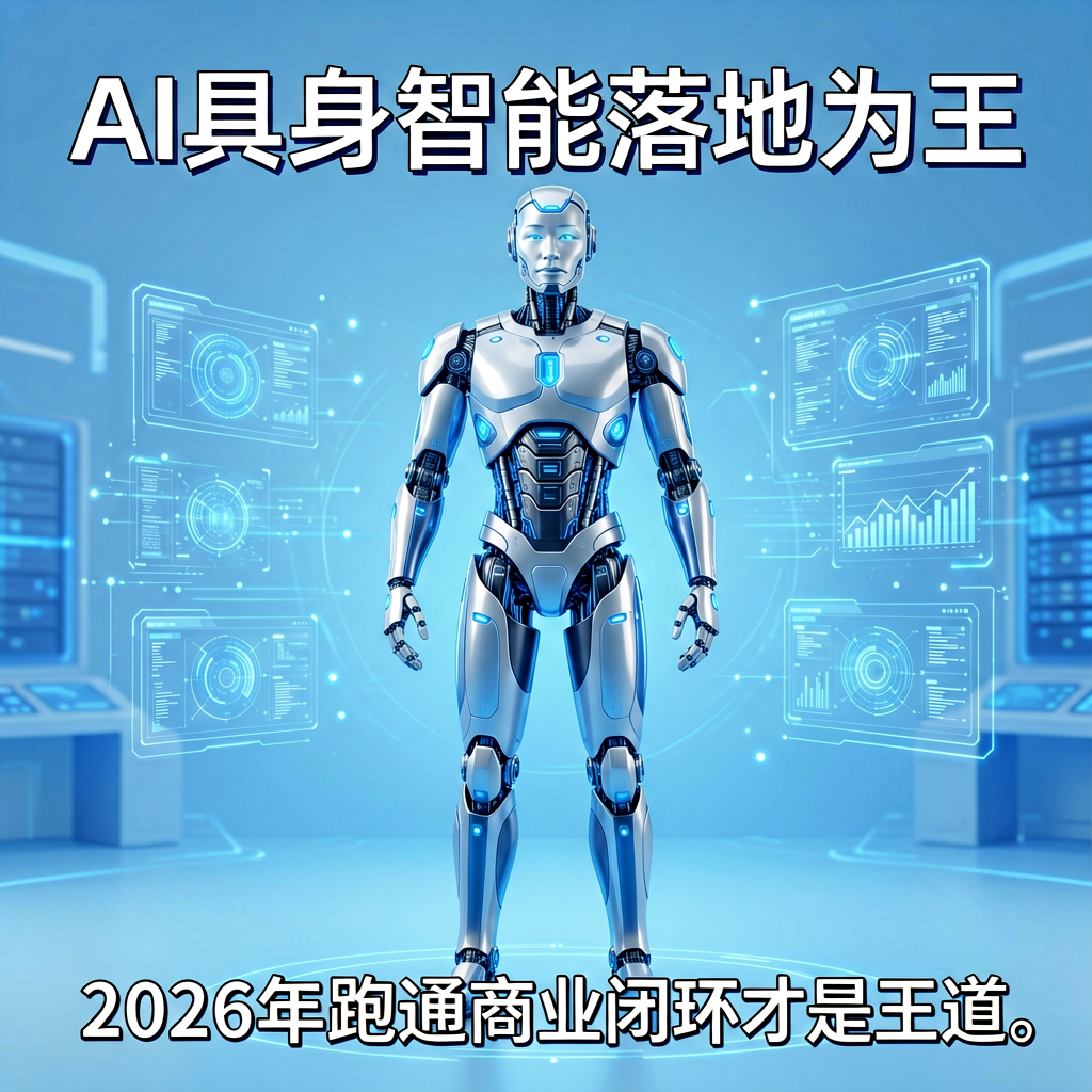 AI具身智能落地为王：人形机器人告别画饼，拼脑子拼数据