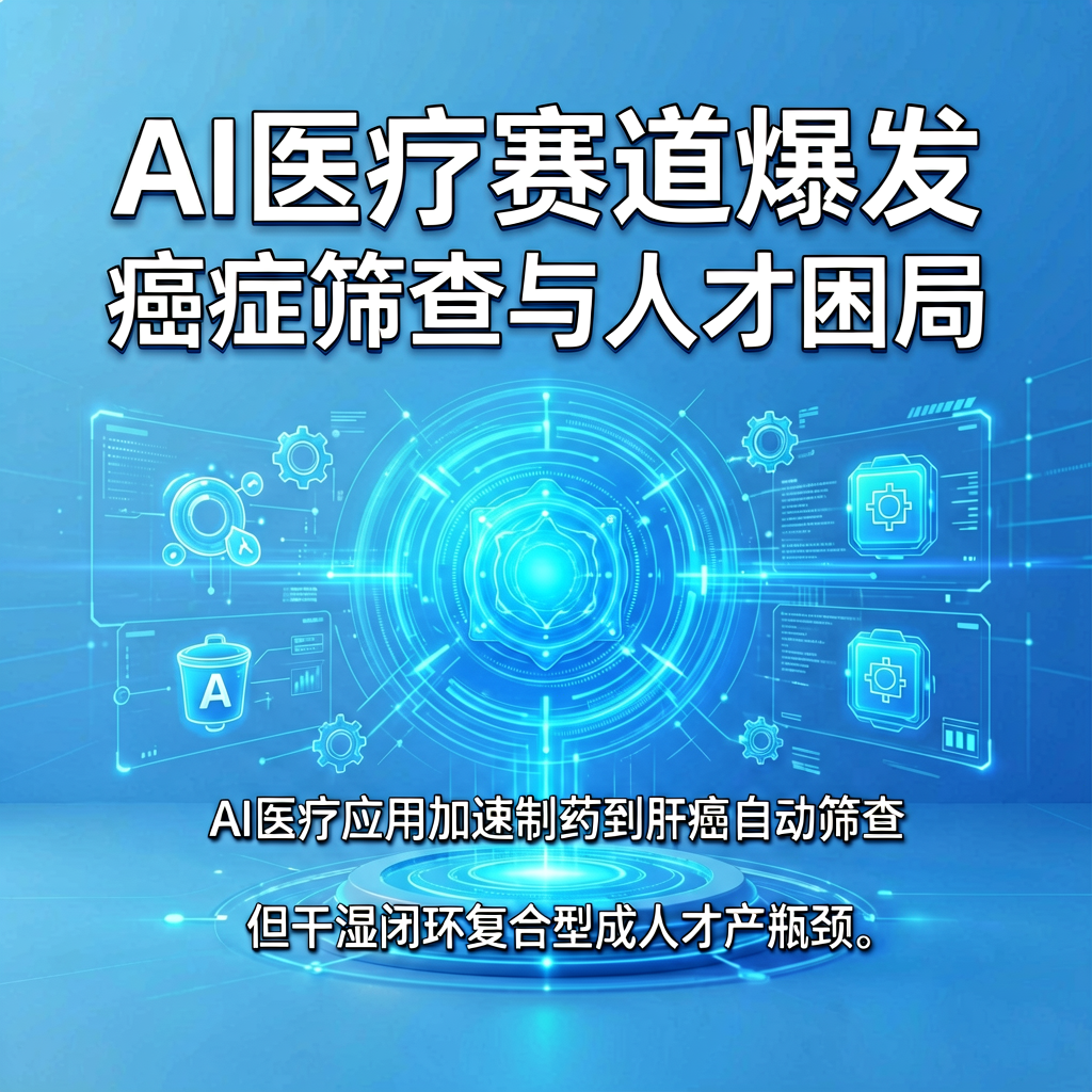 AI医疗赛道爆发：皮肤制药、癌症筛查与人才困局