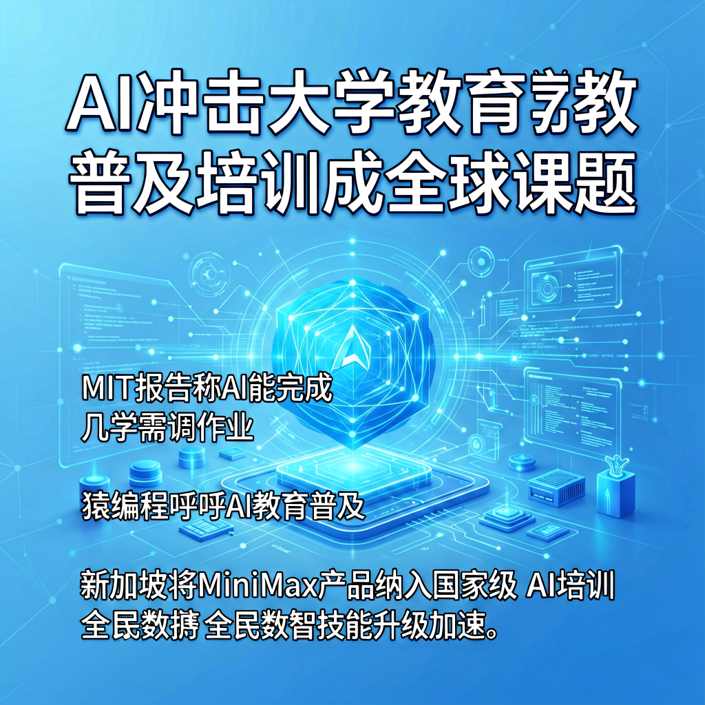 AI冲击大学教育，普及培训成全球课题
