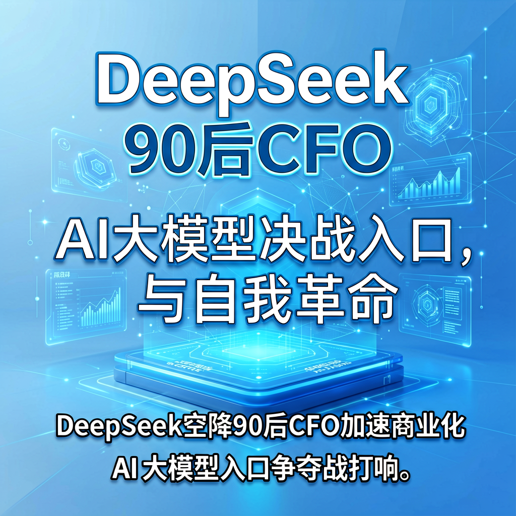 DeepSeek空降90后CFO，AI大模型决战入口与自我革命