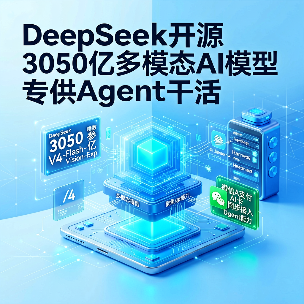 DeepSeek开源3050亿多模态AI模型，专供Agent干活