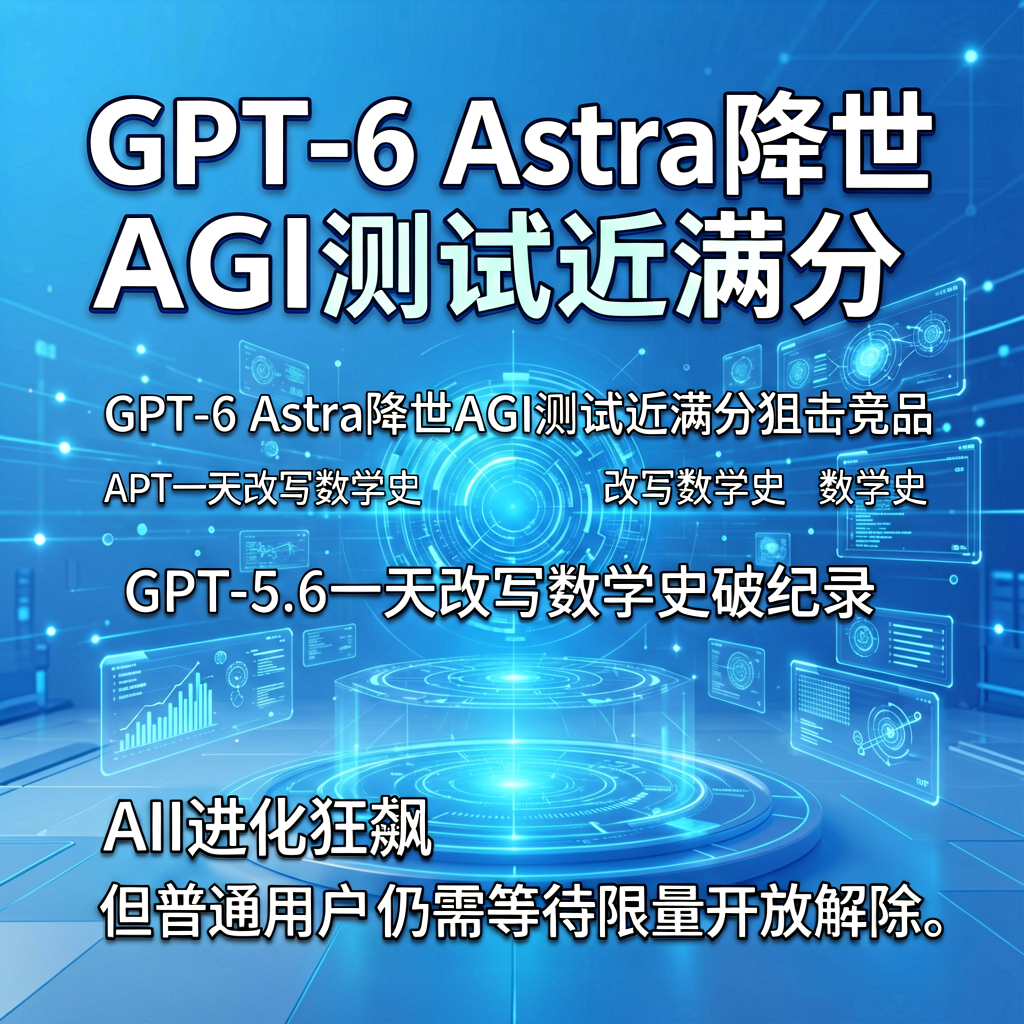 GPT-6 Astra降世AGI测试近满分，AI一天改写数学史