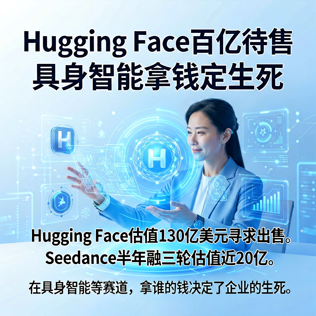 AI资本局：Hugging Face百亿待售，具身智能拿钱定生死