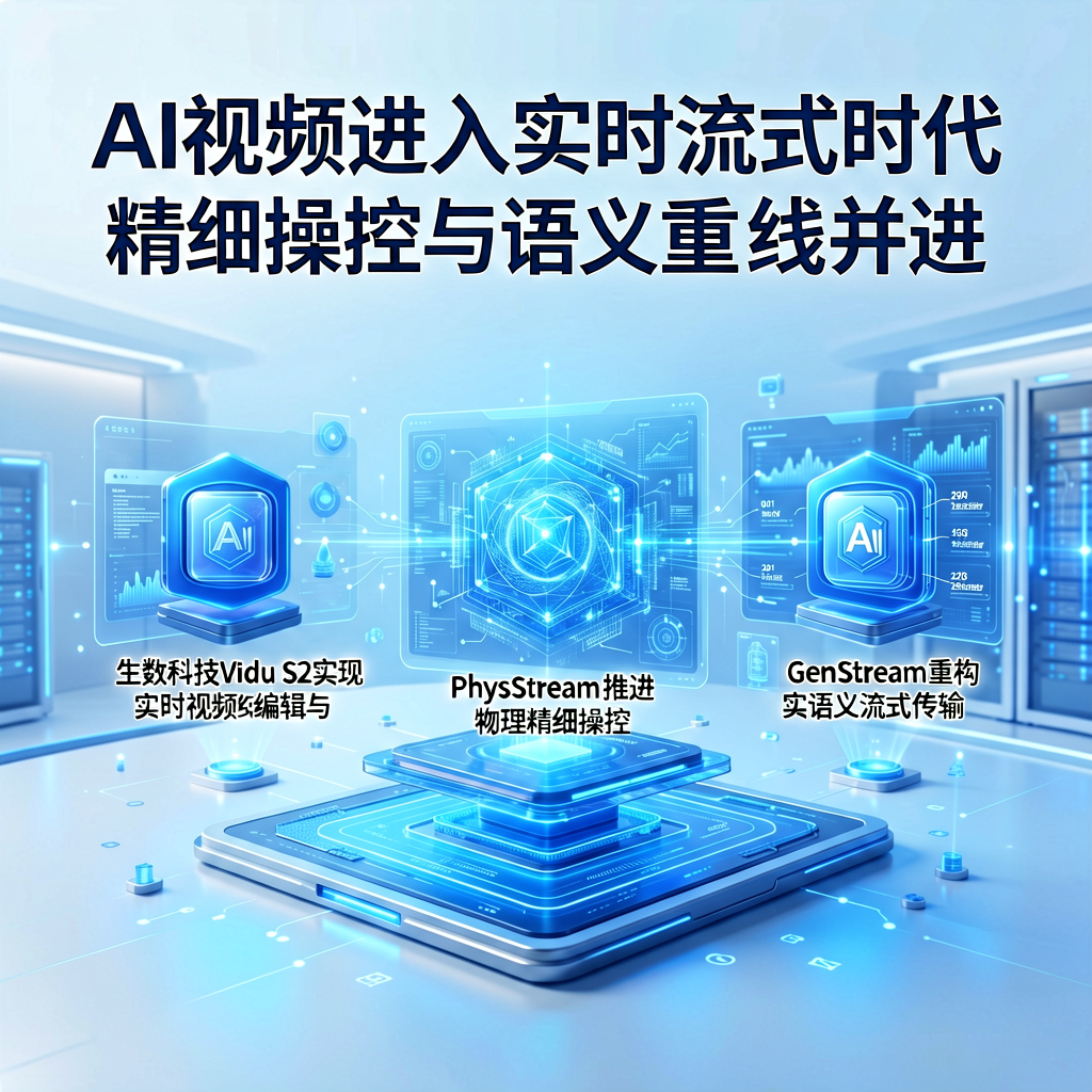 AI视频进入实时流式时代：精细操控与语义重建三线并进