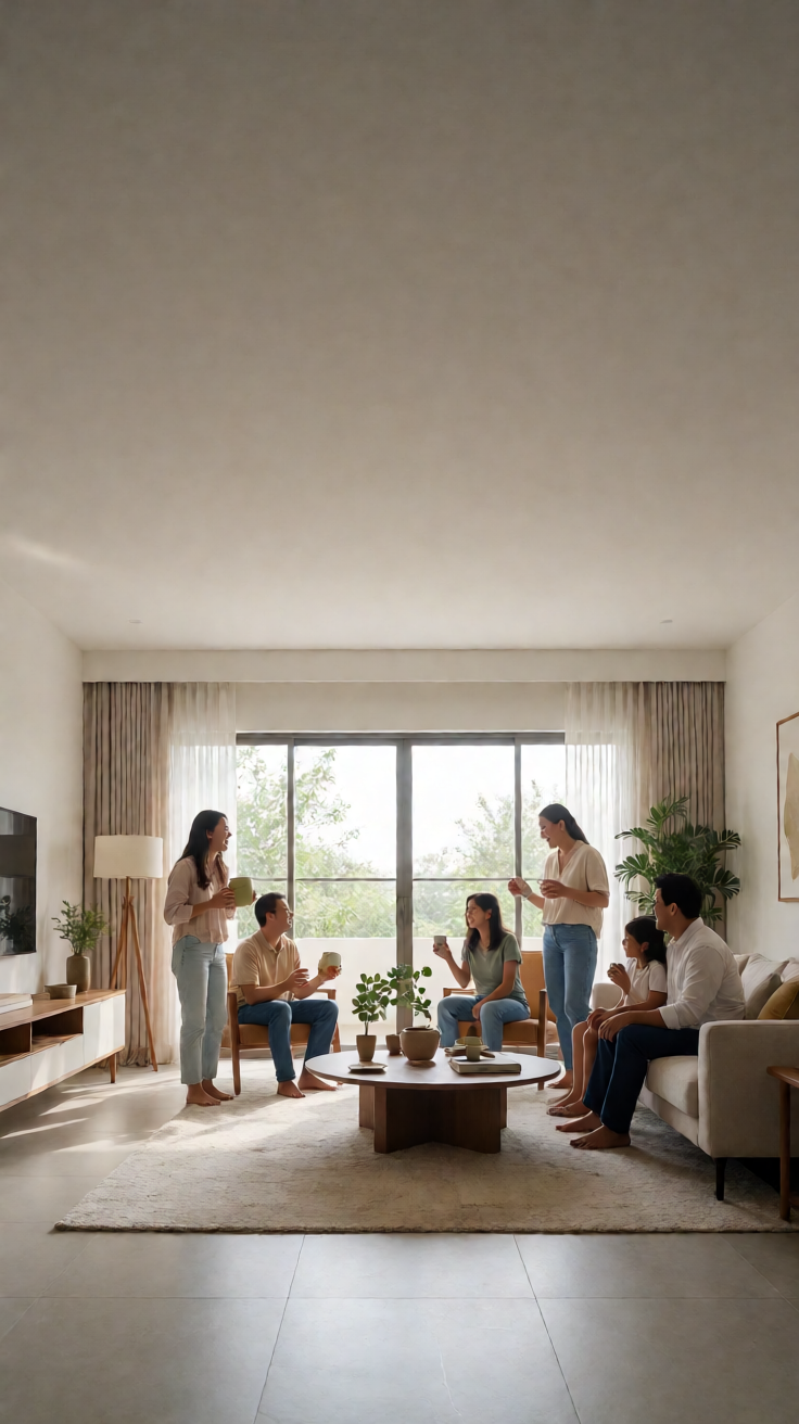Studio to 4 BHK homes with 200+ amenities at Sattva City, spread across 50 — 9:16