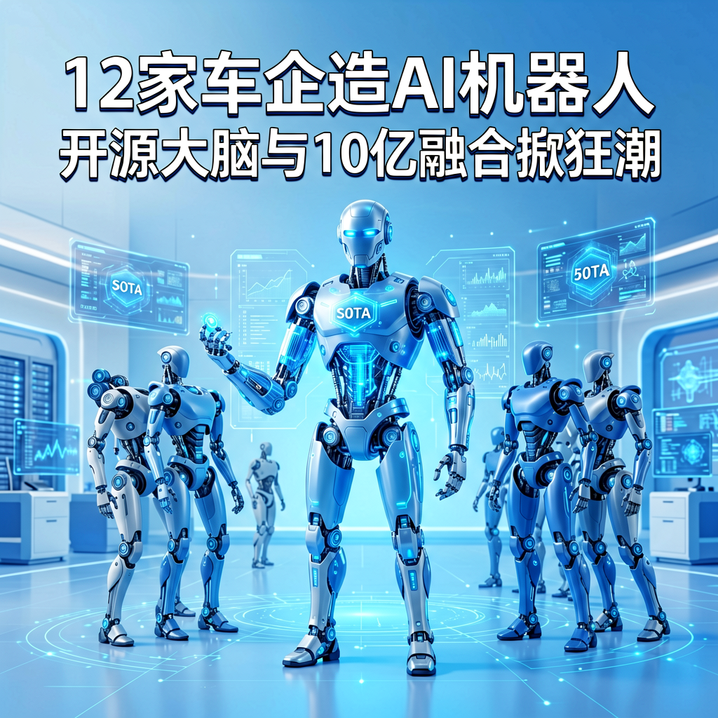 12家车企造AI机器人：开源大脑与10亿融资掀狂潮