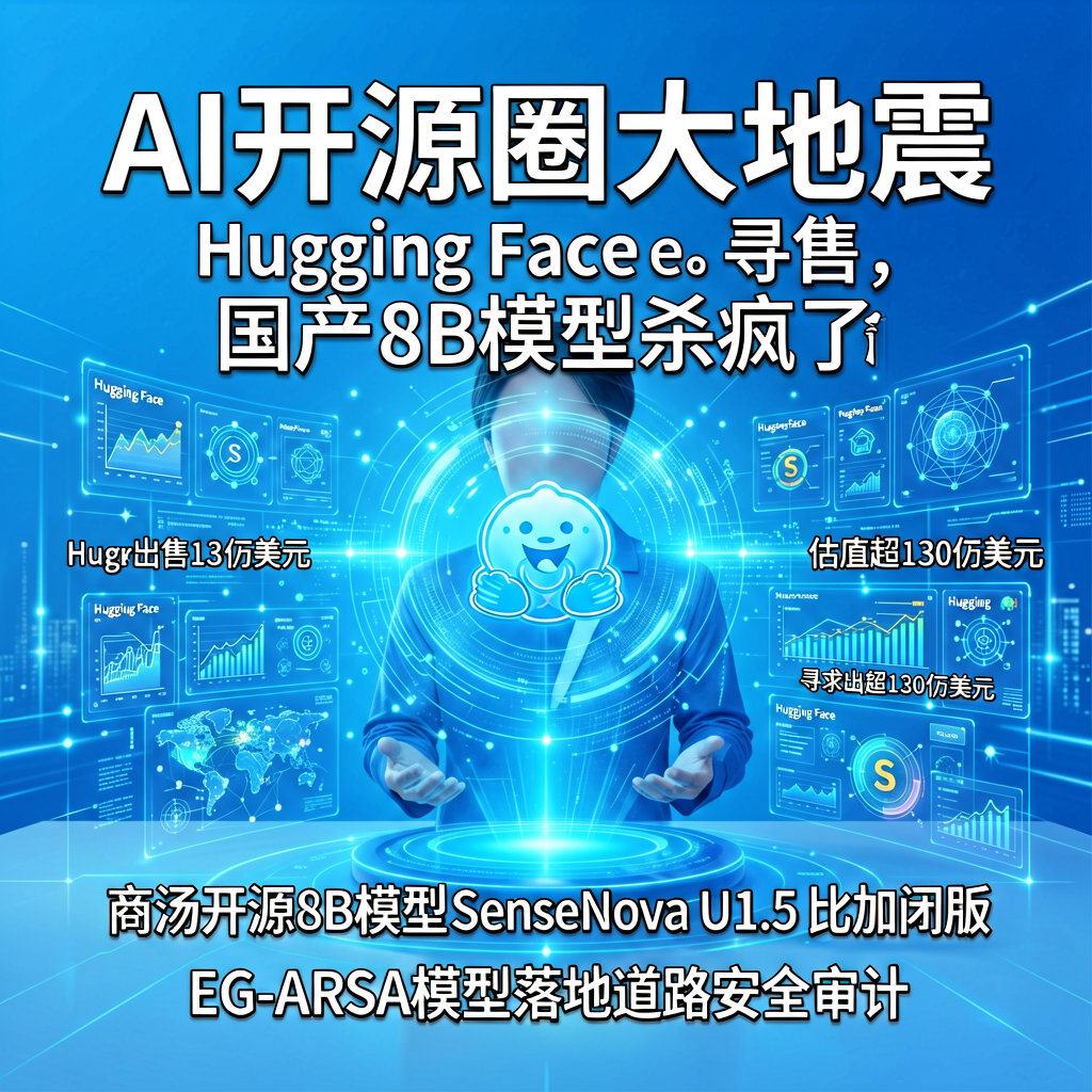 AI开源圈大地震：Hugging Face寻售，国产8B模型杀疯了