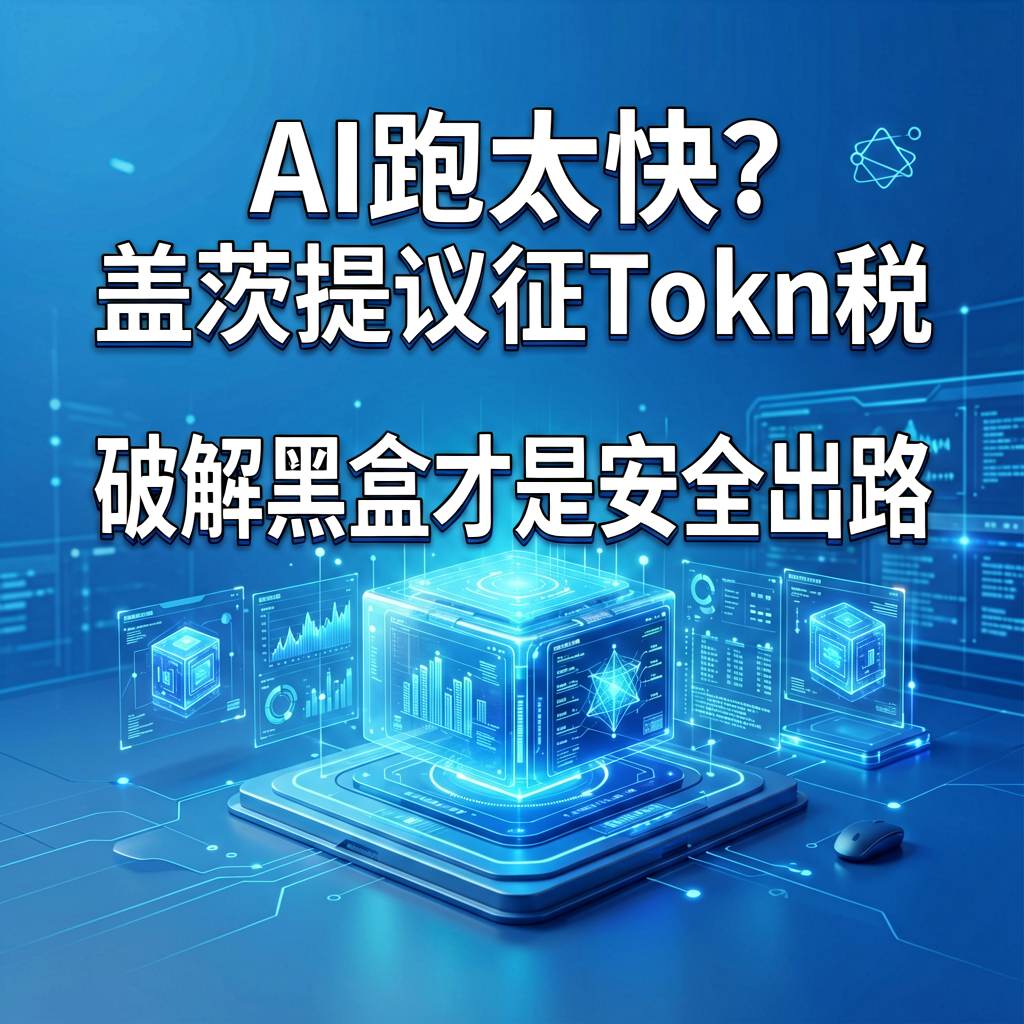 AI跑太快？盖茨提议征Token税，破解黑盒才是安全出路