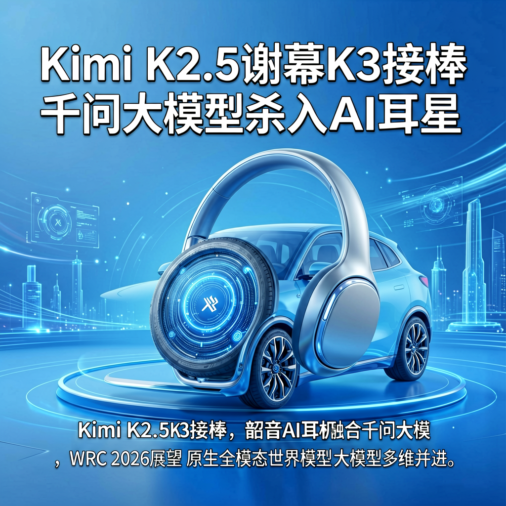 Kimi K2.5谢幕K3接棒，千问大模型杀入AI耳机