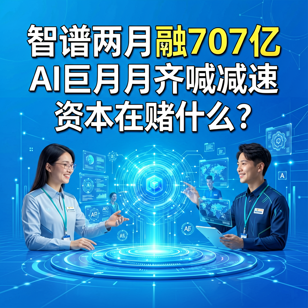 智谱两月融707亿，AI巨头却齐喊减速，资本在赌什么？