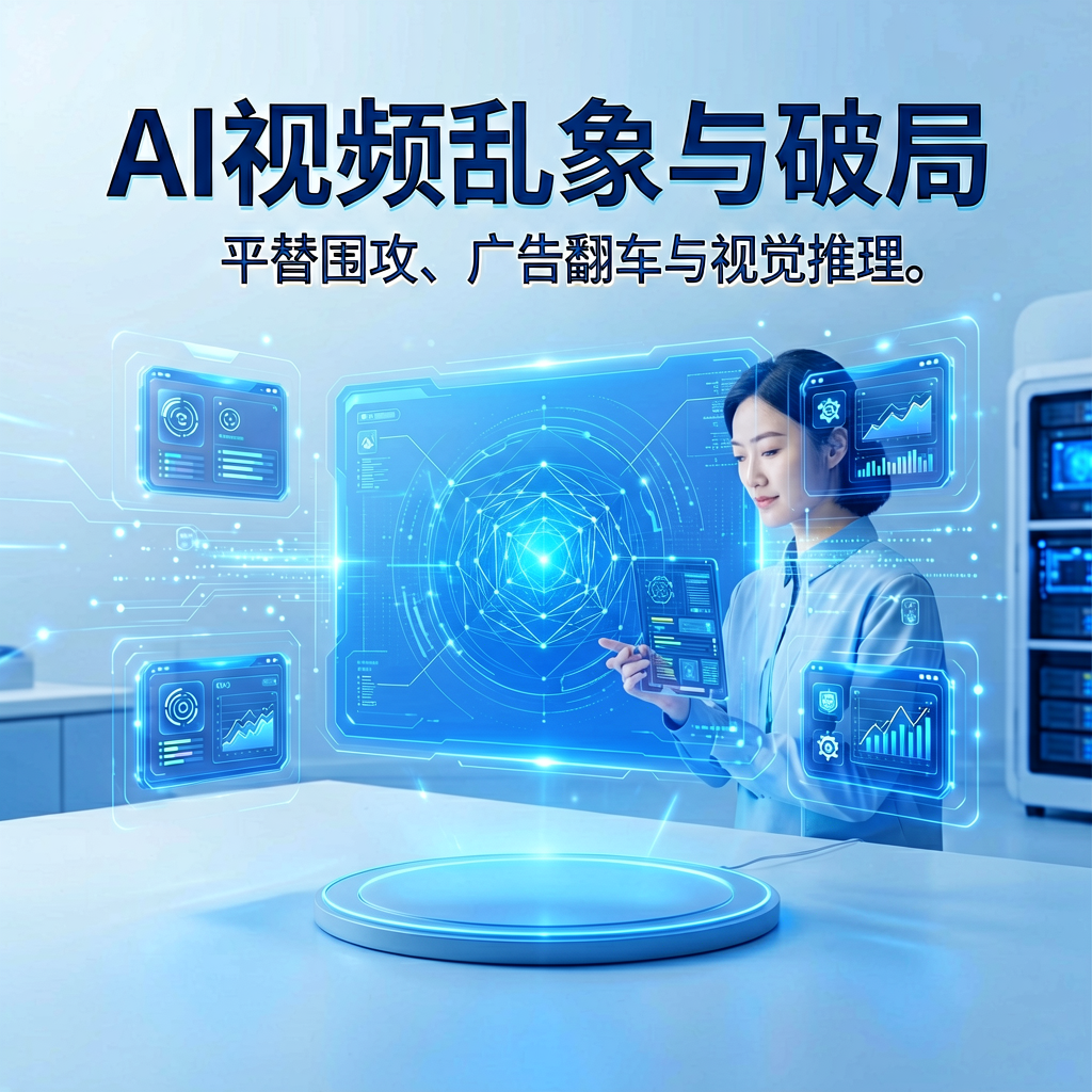 AI视频乱象与破局：平替围攻、广告翻车与视觉推理
