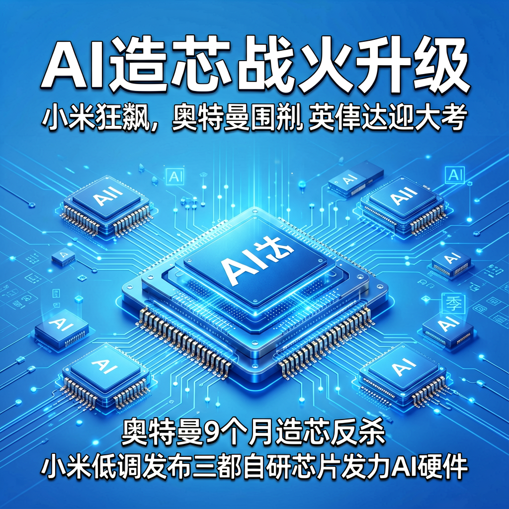 AI造芯战火升级：小米狂飙，奥特曼围剿，英伟达迎大考