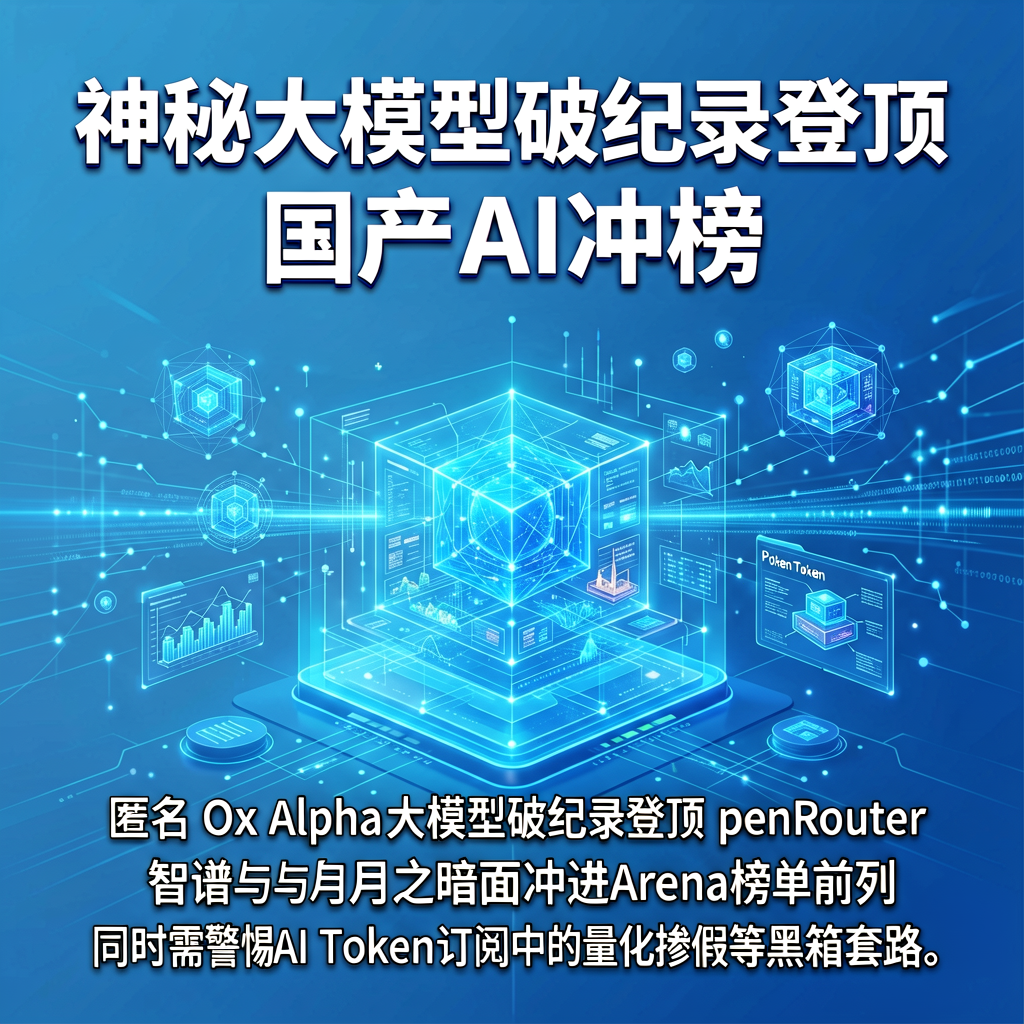 神秘大模型破纪录登顶，国产AI冲榜，警惕Token黑箱