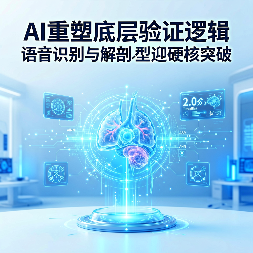 AI重塑底层验证逻辑：语音识别与解剖模型迎硬核突破