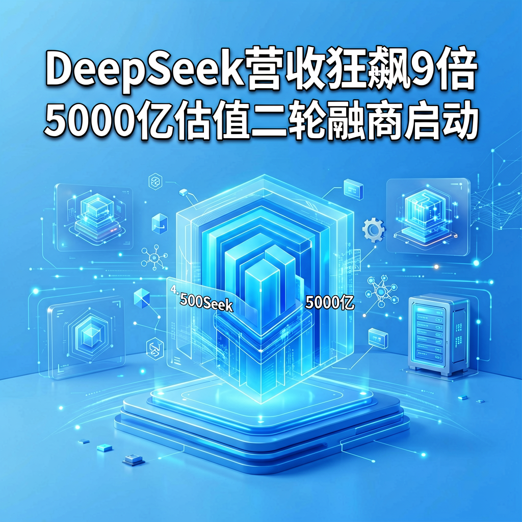 DeepSeek营收狂飙9倍，5000亿估值二轮融资启动
