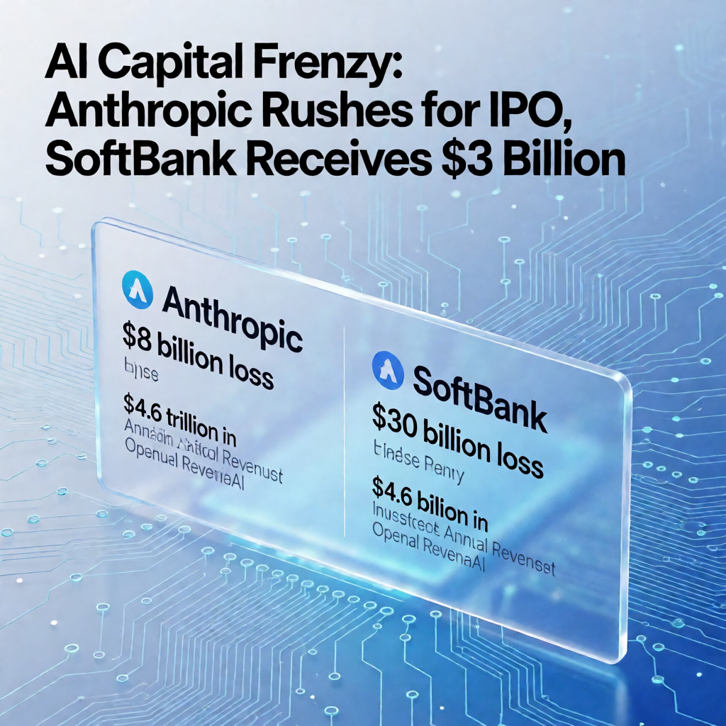 AI资本狂潮：Anthropic冲IPO，软银300亿到账