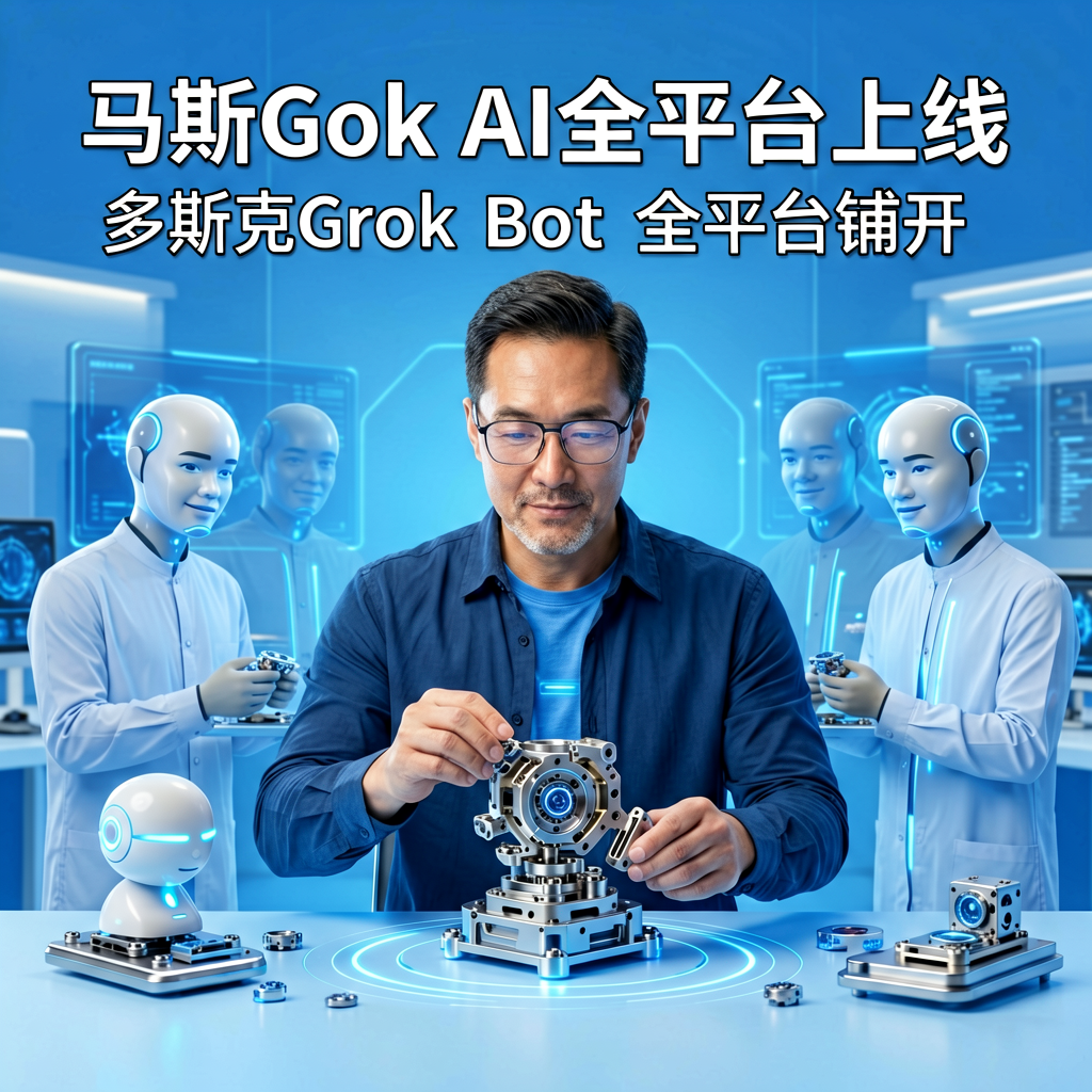 马斯克Grok AI全平台上线，多智能体组队一小时造出零件